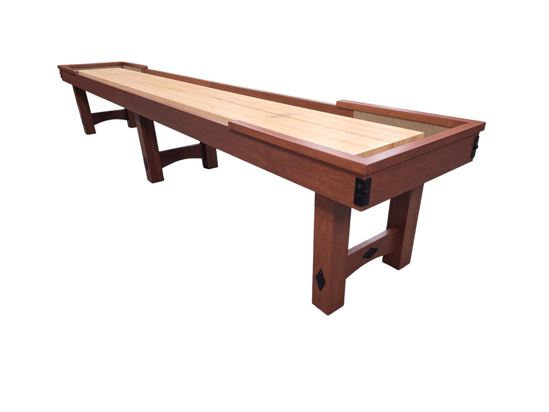 16' Lancaster Cherry Shuffleboard Table  ( Warm Chestnut Finish Color )
