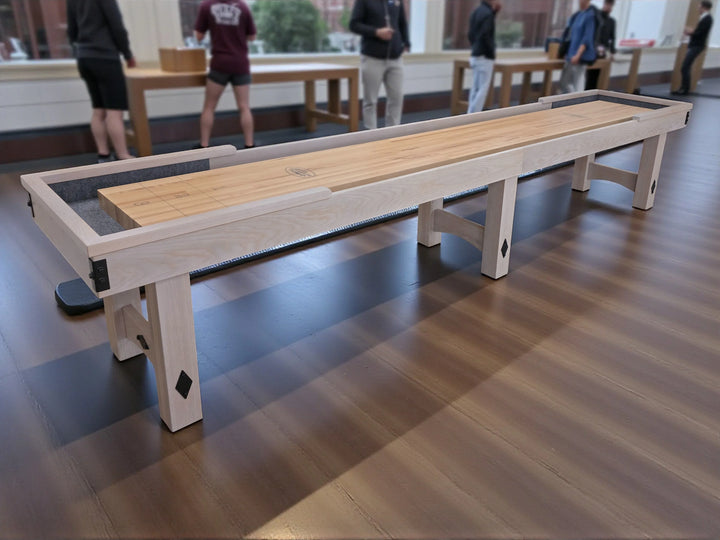 Lancaster Oak Shuffleboard Table - McClure Tables