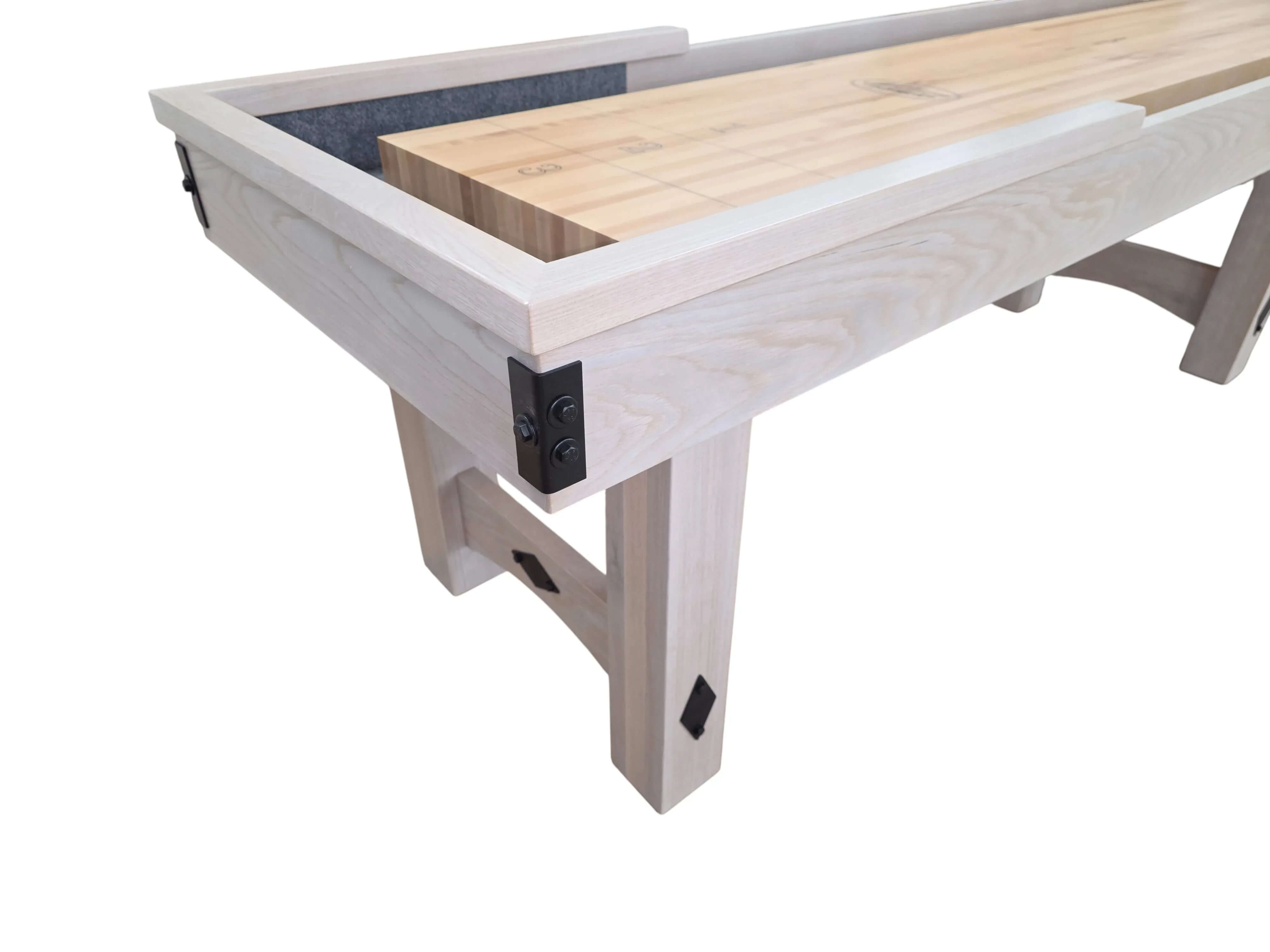 saasiLukeStuderSurfboard長さ：6.3　34L Lancaster Oak Shuffleboard Table | USA Made Shuffleboards