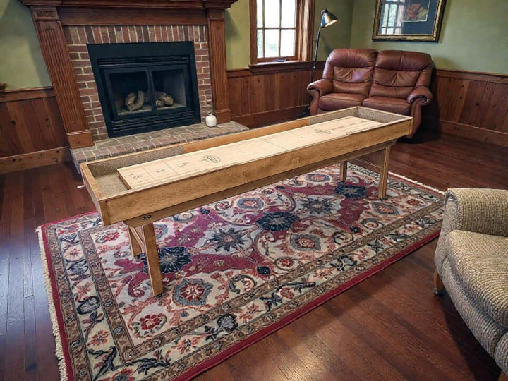9' Liberty Shuffleboard Table Heirloom Finish