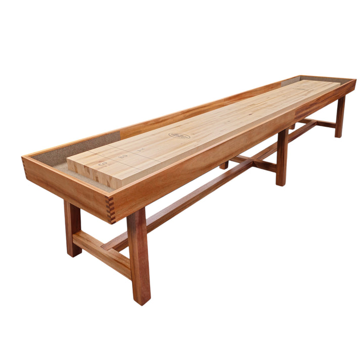 14' Oxford Shuffleboard Table (Natural Finish)