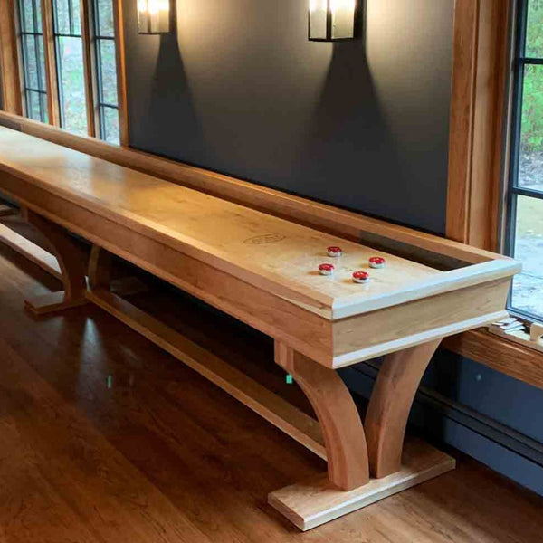 14 Foot Veneto Cherry Shuffleboard Table