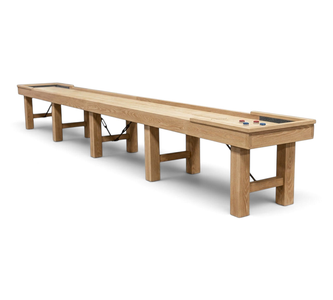 Vicksburg White Oak Shuffleboard Table