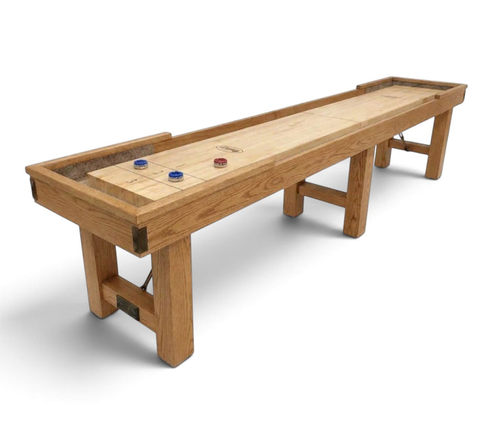 Vicksburg White Oak Shuffleboard Table