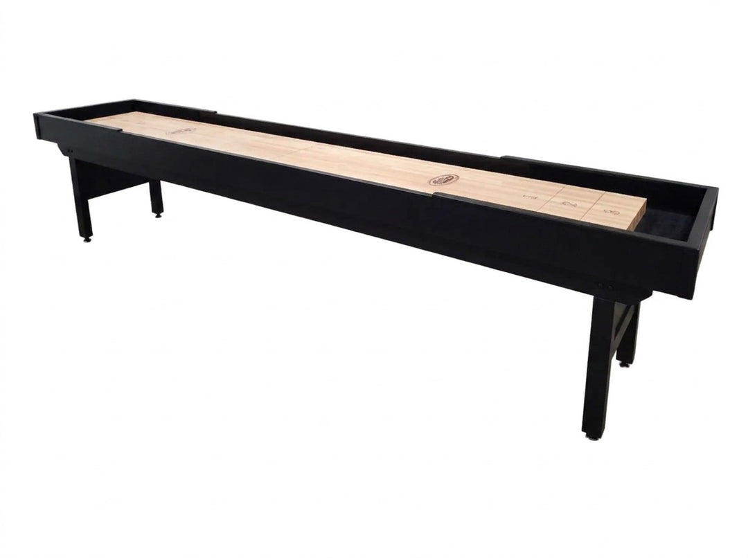 12 Foot Liberty Shuffleboard Maple Black Finish