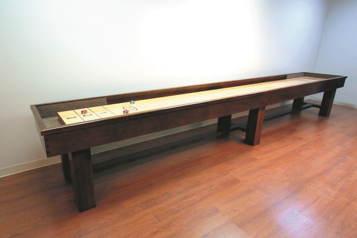 16' Ponderosa Oak Shuffleboard Table