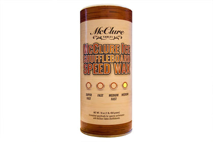 Shuffleboard Yellow Wax Speed 4 - McClure Tables