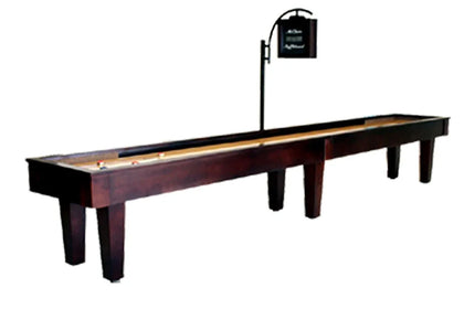18' Sloan Maple Shuffleboard Table - McClure Tables