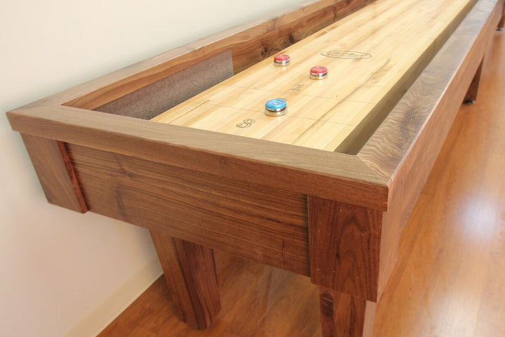 12' Sloan Walnut Shuffleboard Table