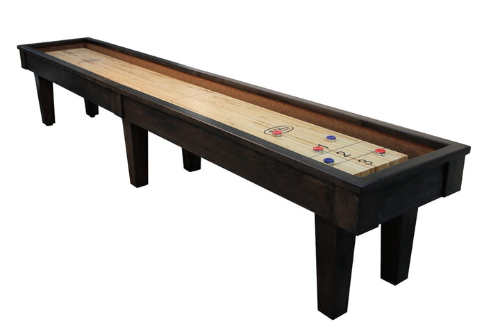18' Sloan Hickory Shuffleboard Table