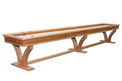 18' Veneto Cherry Shuffleboard Table - McClure Tables