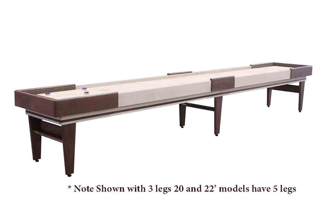 20' Walnut Texan Shuffleboard Table