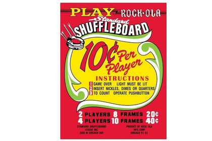 Rock-Ola Replacement Coin Door Glass - McClure Tables