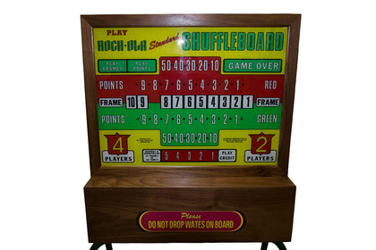 Rock-Ola Reproduction Walnut Score Unit - McClure Tables