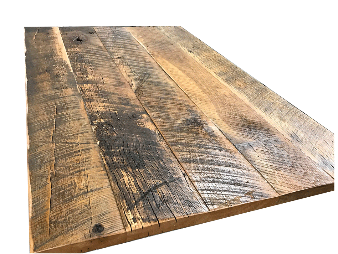 Shuffleboard Dining Top Solid Hardwood Reclaimed  18 Foot
