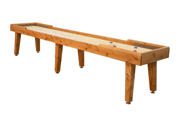 12' Ludington Shuffleboard Alder - McClure Tables