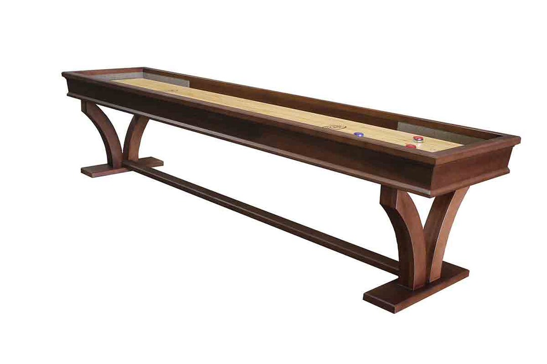 12' Veneto Tulipwood Shuffleboard Table Heirloom