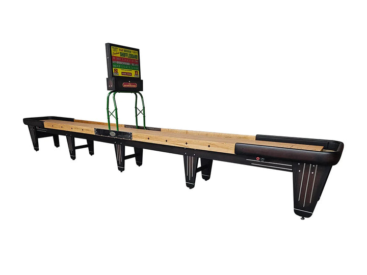 Rock-Ola 22 Foot Traditional Walnut Finish Restored Antique With Antique Score Unit - McClure Tables