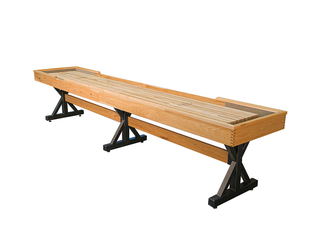 14' Marquette Shuffleboard Table Natural Hickory ( 3" Playboard )